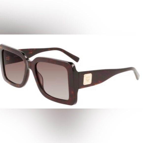 NWOT: MCM Sunglasses - 54mm Dark Havana - Picture 3 of 4
